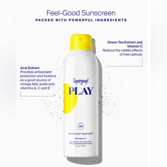 PLAY Antioxidant Body Mist SPF 50 with Vitamin C (2 pack) - Picture 4 of 4